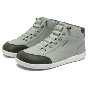 Wide Toe Box Faux Fur Lined Ankle Sneakers