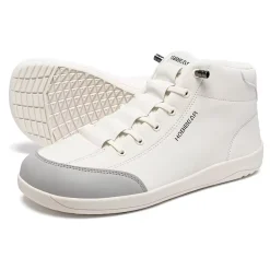 Mid Top Barefoot Boots Unisex Wide Toe Box Faux