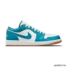 AJ 1 Low SE Barcelona Cyber Teal Shoes Sneakers – nk0004744