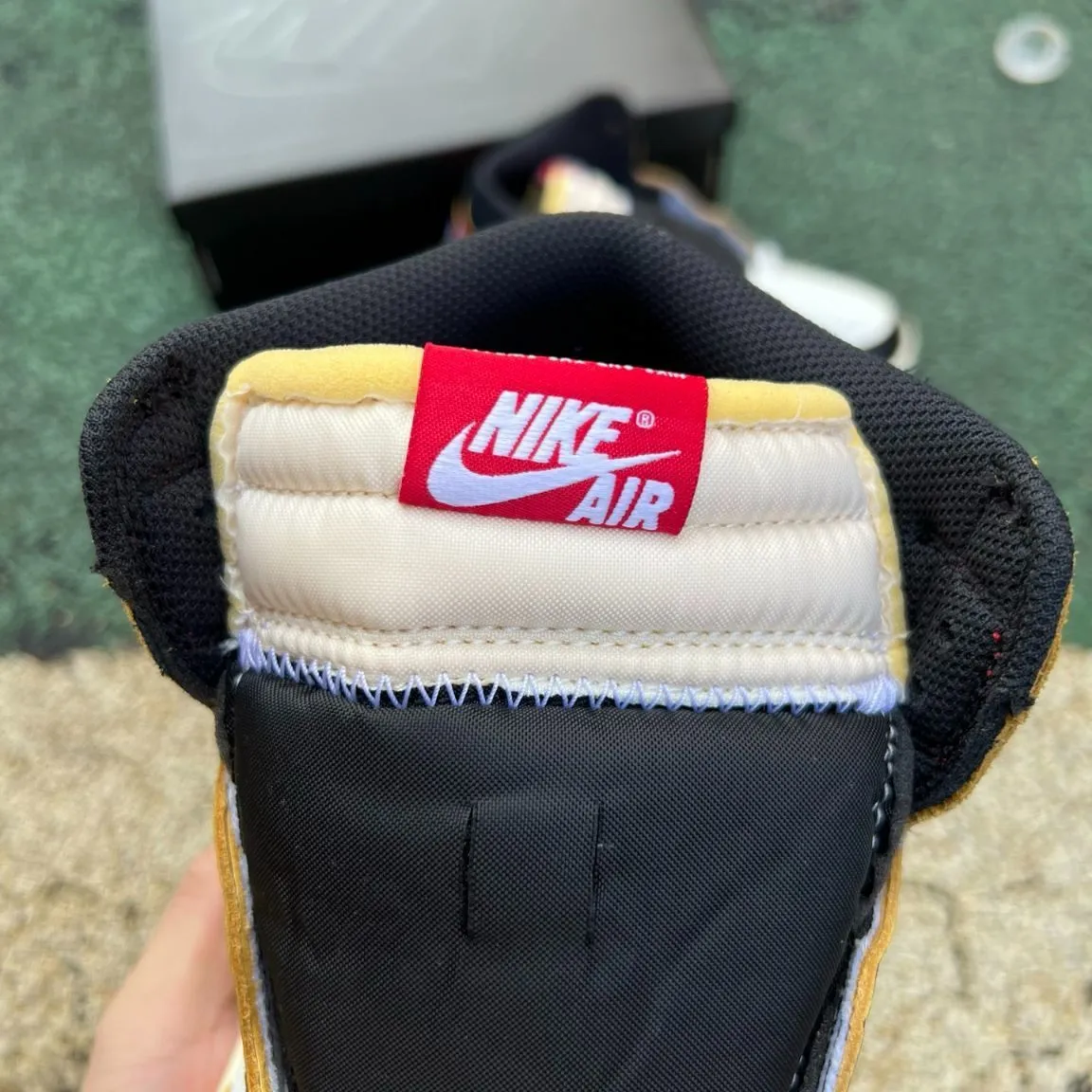 Fragment x Union LA x AJ 1 High OG Varsity Red Shoes Sneakers – nk0004749 - Image 10