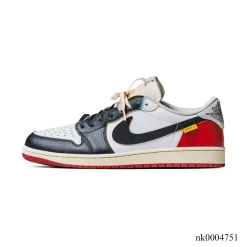 Alternative view of Union LA x AJ 1 Low OG Black Toe Shoes Sneakers – nk0004751