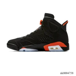 Alternative view of AJ 6 Black Infrared Orange Shoes Sneaker - nk0004758
