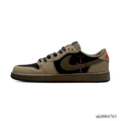 Alternative view of Travis Scott x AJ 1 Low OG Brown Shoes Sneakers – nk0004765