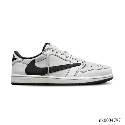 Travis Scott x AJ 1 Low Black White Phantom Shoes Sneakers – nk0004797