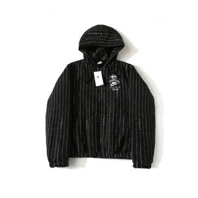 NK x Stussy Striped Wool Jacket  - NK0013