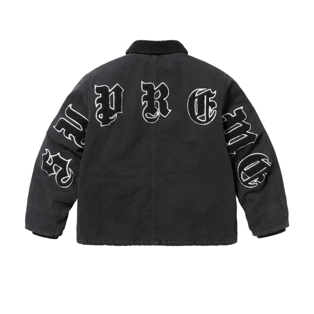 SUP Old English Canvas Work Jacket - SUP0068 - Image 4