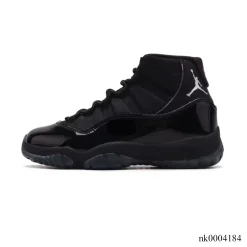 Alternative view of AJ 11 Black Red Grey Shoes Sneakers - nk0004184