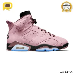 A Ma Maniere x AJ 6 SP Black Smokey Mauve Shoes Sneaker - nk0004756