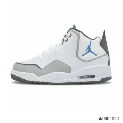 Alternative view of AJ Courtside 23 White/University Blue Shoes Sneakers - nk0004823