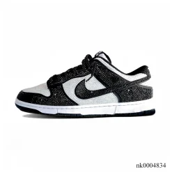 Alternative view of AJ 1 Low Black White Diamond Shoes Sneakers – nk0004834