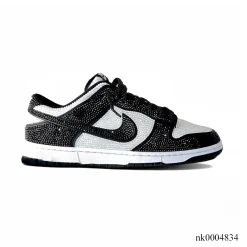 AJ 1 Low Black White Diamond Shoes Sneakers – nk0004834