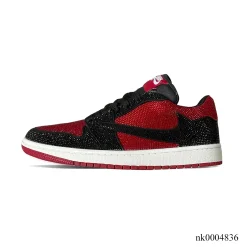 Alternative view of AJ 1 Low Bred Diamon Shoes Sneakers – nk0004836