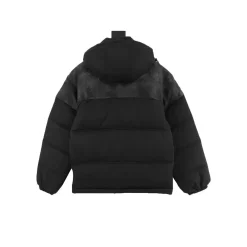 Alternative view of SUP Leather Yoke Puffer Jacket - SUP0115