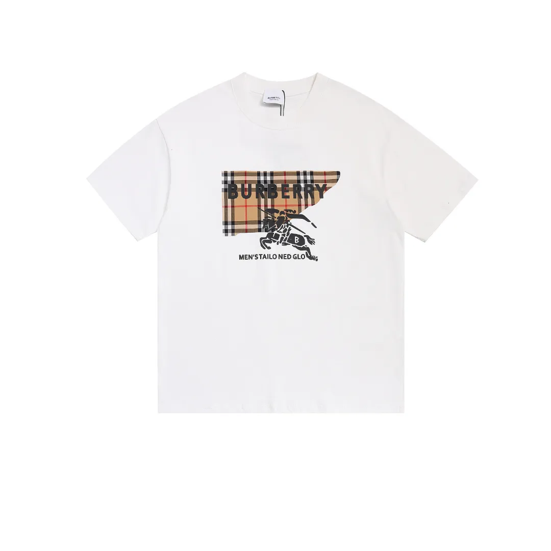 BUR Logo Printed Cotton T-Shirt - BUR0066 - Image 3