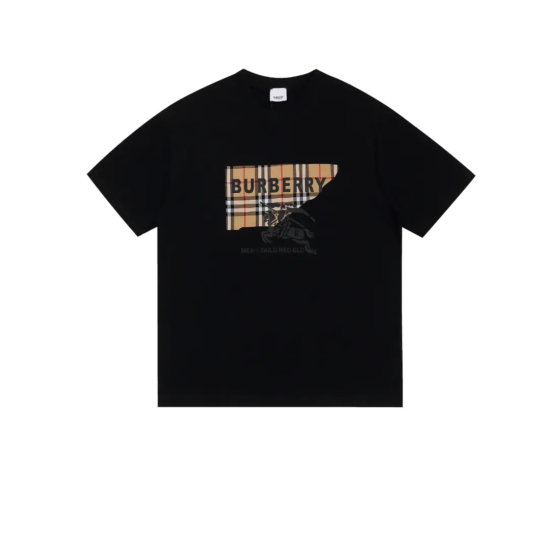 BUR Logo Printed Cotton T-Shirt - BUR0066