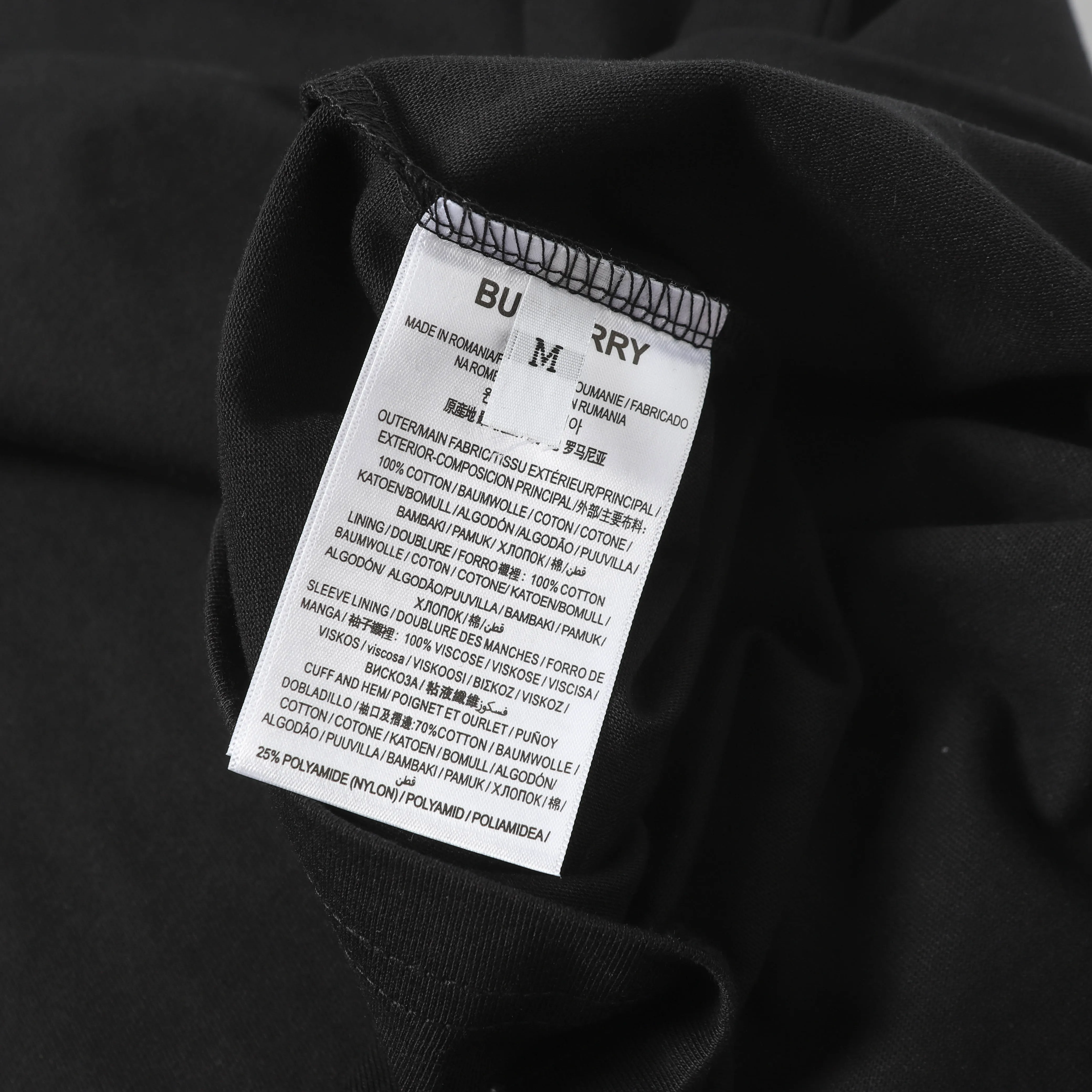 BUR Logo Printed Cotton T-Shirt - BUR0070 - Image 10