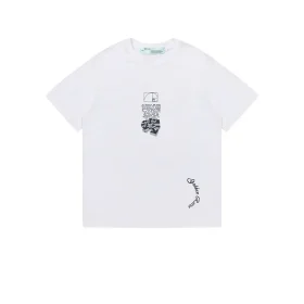OW Dripping Arrows Slim Cotton T-Shirt - OW0011