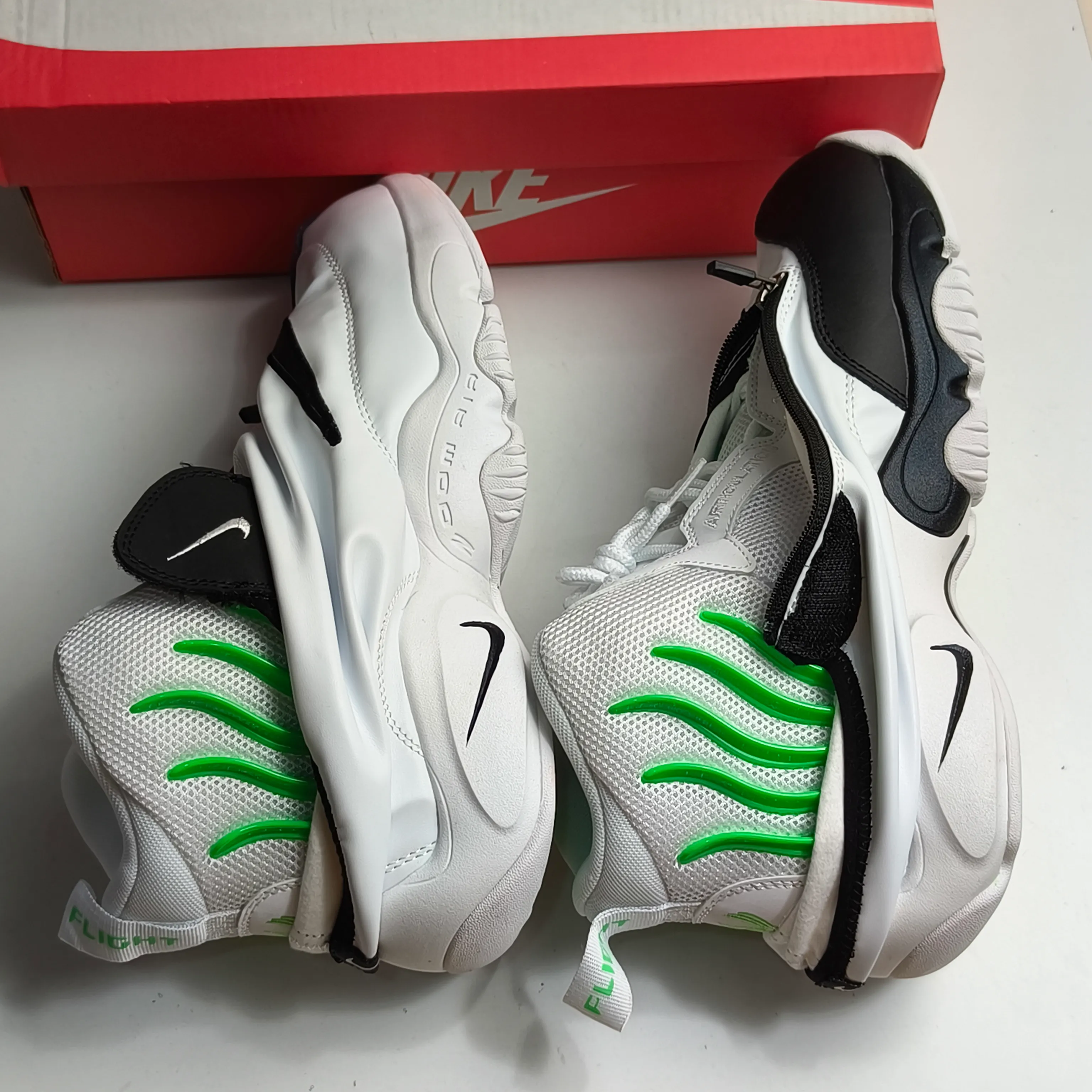 Air Zoom Flight The Glove SL ‘White Poison Green’ Shoes Sneakers - nk0004966 - Image 10
