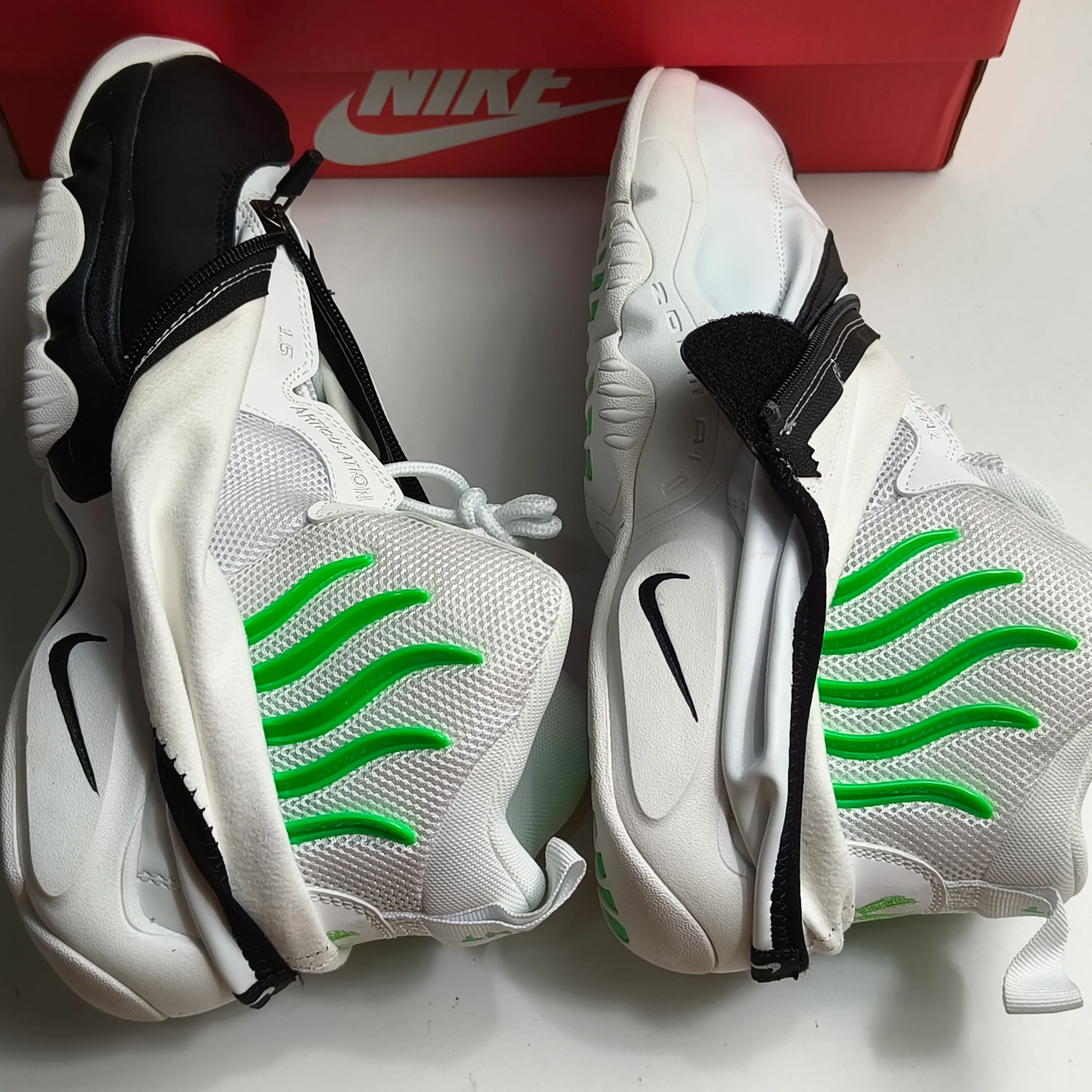 Air Zoom Flight The Glove SL ‘White Poison Green’ Shoes Sneakers - nk0004966 - Image 11