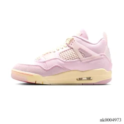 Alternative view of AJ 4 Pearl Pink Iced Carmine Shoes Sneakers - nk0004973