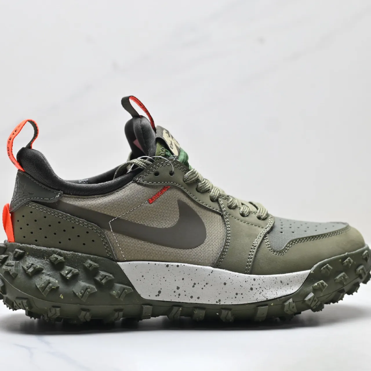 AJ 1 Low Element GoreTex Medium Olive Shoes Sneakers - nk0004986 - Image 14