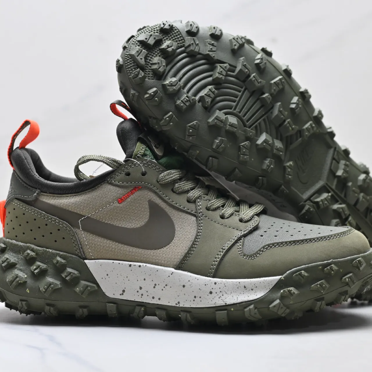 AJ 1 Low Element GoreTex Medium Olive Shoes Sneakers - nk0004986 - Image 12