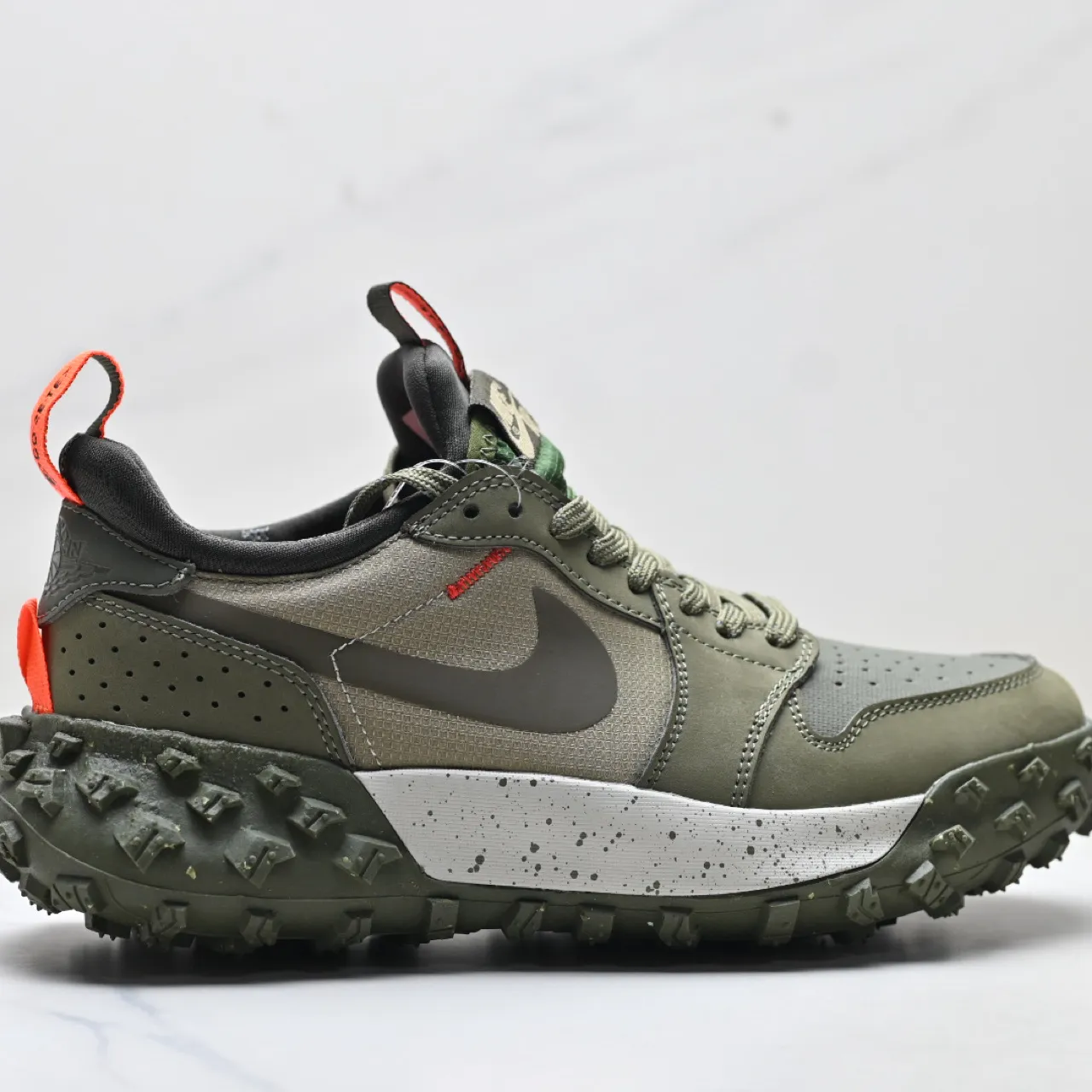 AJ 1 Low Element GoreTex Medium Olive Shoes Sneakers - nk0004986 - Image 11