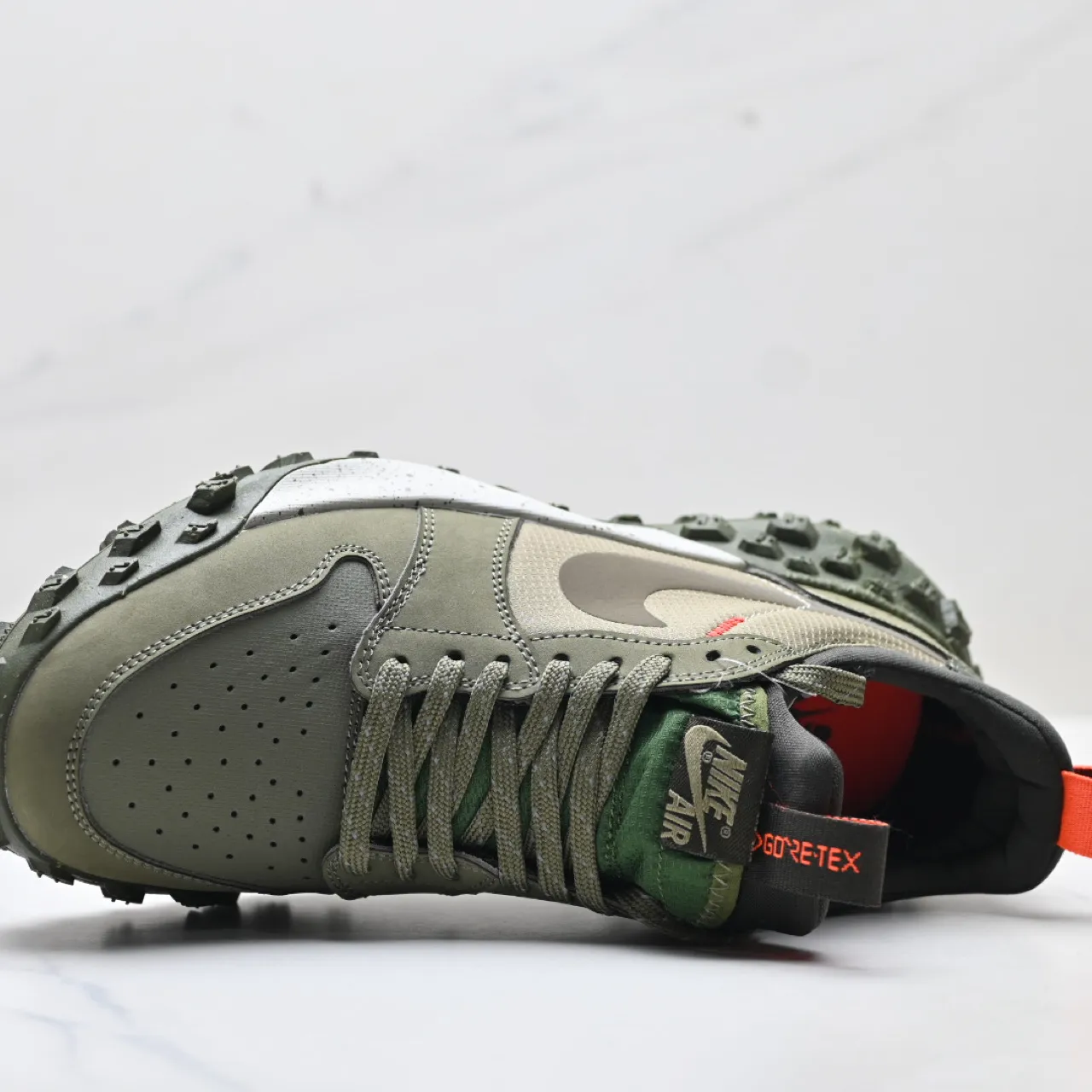 AJ 1 Low Element GoreTex Medium Olive Shoes Sneakers - nk0004986 - Image 10