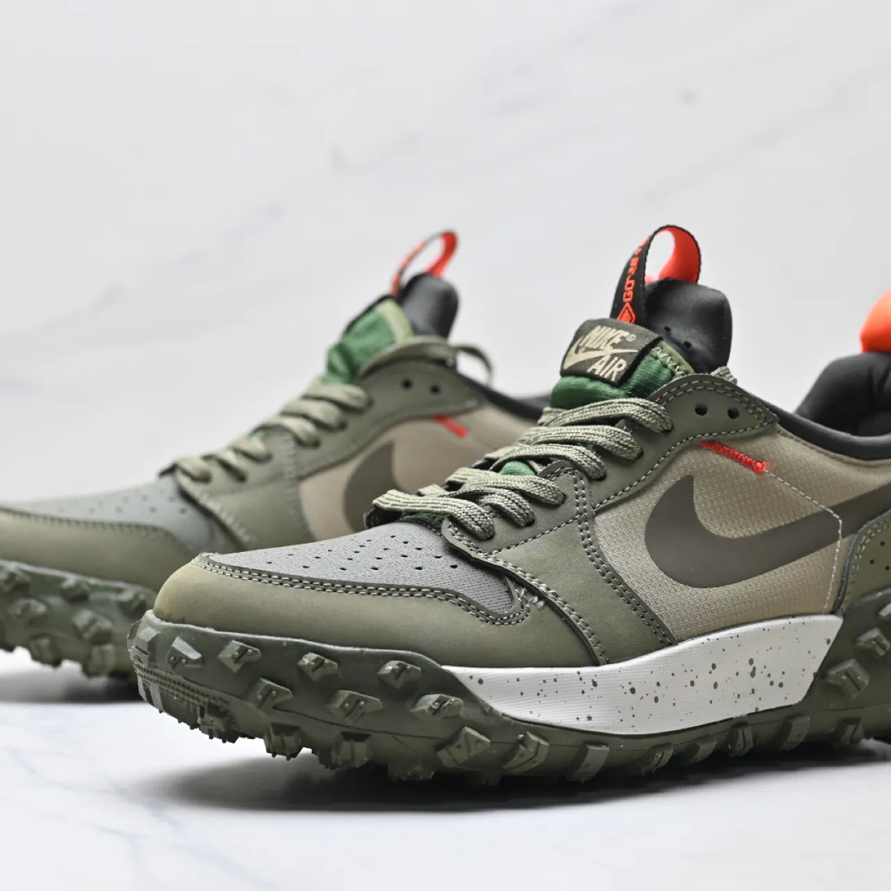 AJ 1 Low Element GoreTex Medium Olive Shoes Sneakers - nk0004986 - Image 8