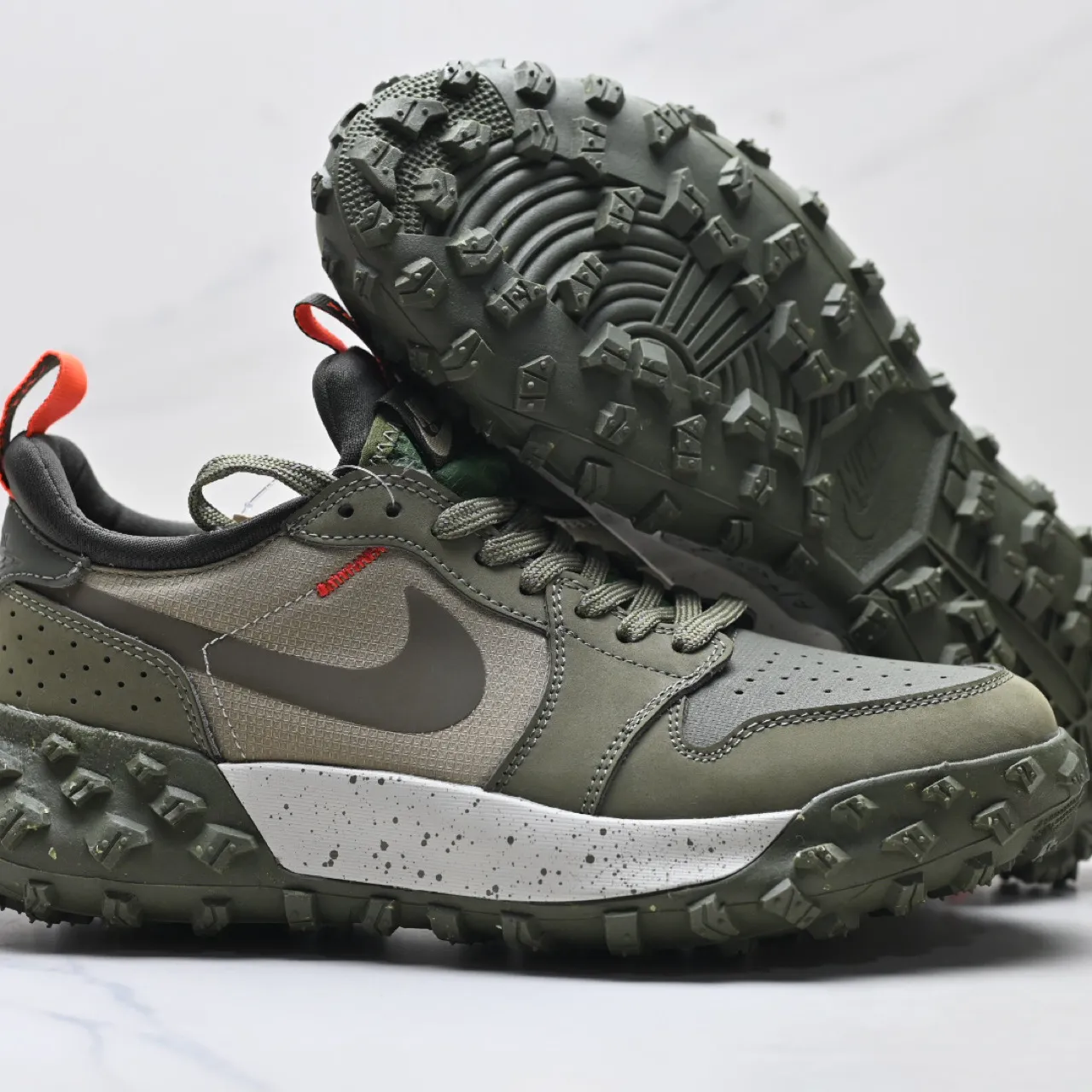 AJ 1 Low Element GoreTex Medium Olive Shoes Sneakers - nk0004986 - Image 7