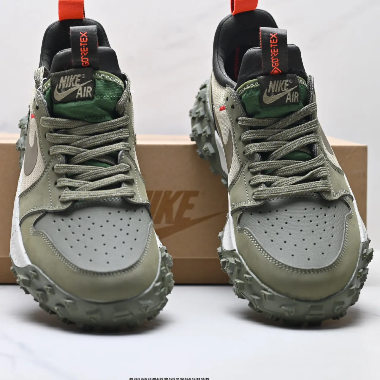 AJ 1 Low Element GoreTex Medium Olive Shoes Sneakers - nk0004986 - Image 5