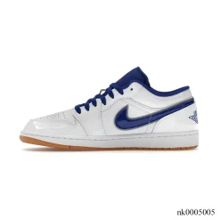 Alternative view of AJ 1 Low SE Dodgers Shoes Sneakers - nk0005005