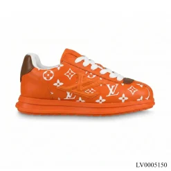 LV Pharrell's LV ButterSoft Orange Monogram Shoes Sneakers – LV0005150