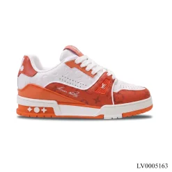 LV Trainer Signature 'Orange Monogram' Shoes Sneakers – LV0005163