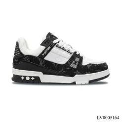 LV Trainer White Black Shoes Sneakers – LV0005164