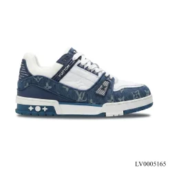 LV Luxury Trainers ‘Blue’ Shoes Sneakers – LV0005165