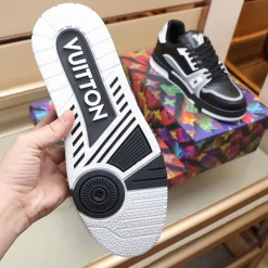 Alternative view of LV Trainer Black Grey White Shoes Sneakers – LV0005172