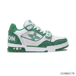 LV Trainer Green Shoes Sneakers – LV0005178