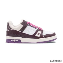 LV Trainer Violet Purple Shoes Sneakers – LV0005183