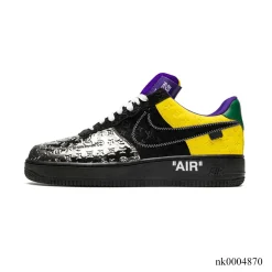 Alternative view of LV x AF 1 Low 'Virgil Abloh Purple/Metallic Silver' Shoes Sneakers – nk0004870