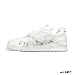 Alternative view of LV Trainer 54 Pattern Gray White Shoes Sneakers – nk0004871