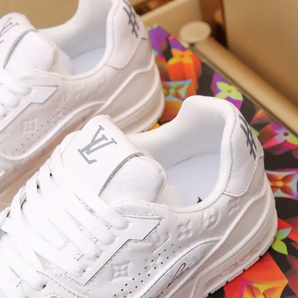 LV Trainer 54 Pattern Gray White Shoes Sneakers – nk0004871 - Image 10