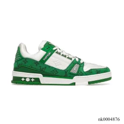 LV Trainer 'Denim Monogram Green' Shoes Sneakers – nk0004876