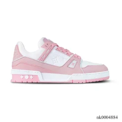 LV Trainer Pink Rose Shoes Sneakers – nk0004884