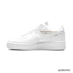 Alternative view of LV x AF 1 Virgil Abloh White Shoes Sneakers – nk0004903