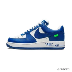 Alternative view of LV x AF 1 Virgil Abloh White/Green Shoes Sneakers – nk0004905