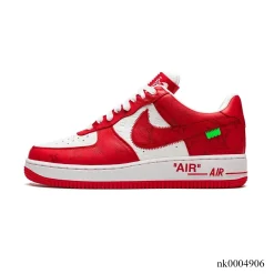 Alternative view of LV x AF 1 Virgil Abloh  White/Red Shoes Sneakers – nk0004906