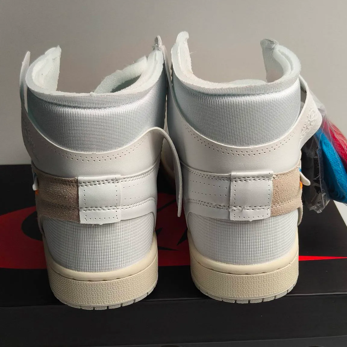 Virgil Abloh Archive x AJ 1 High OG 'Alaska' Shoes Sneakers – nk0004931 - Image 11
