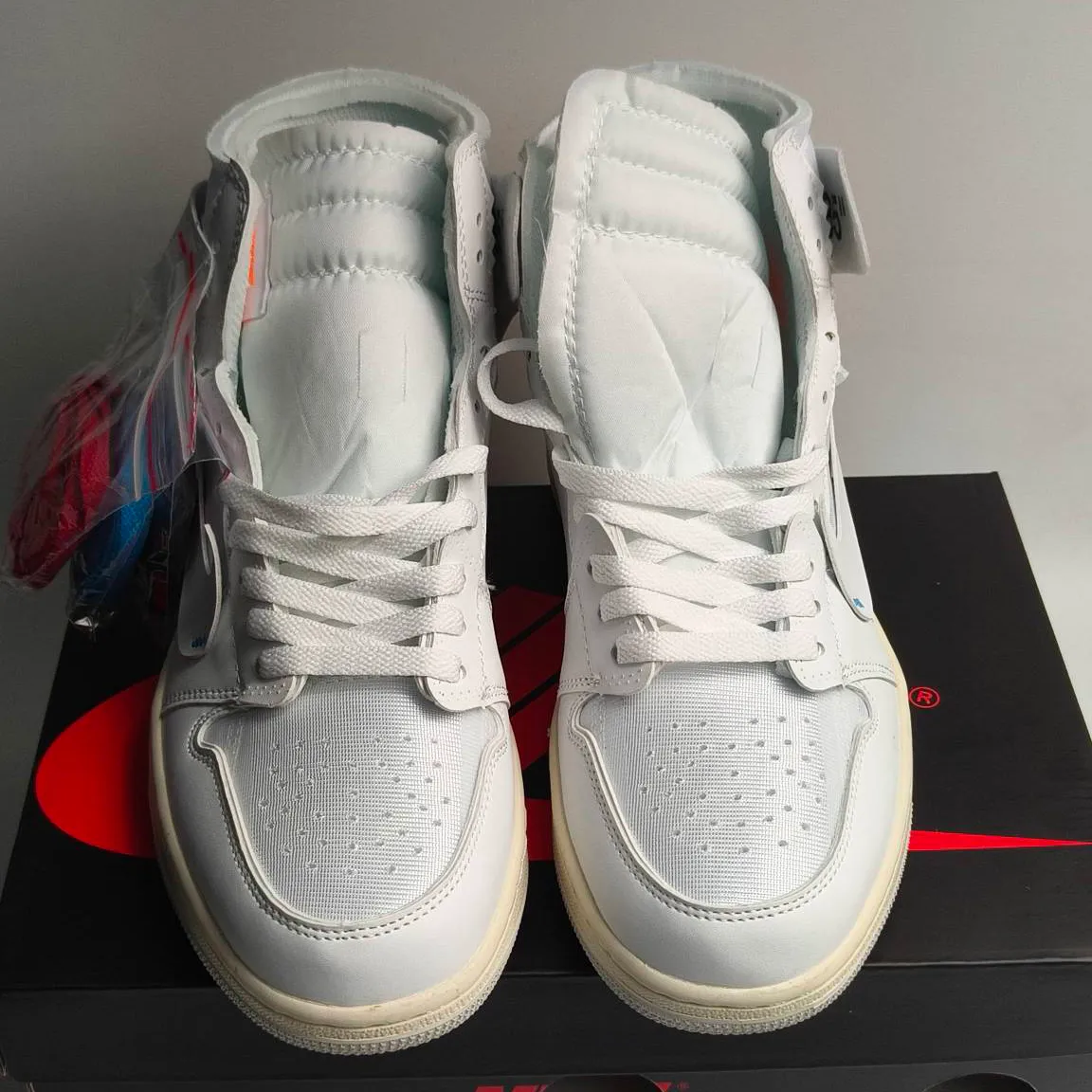 Virgil Abloh Archive x AJ 1 High OG 'Alaska' Shoes Sneakers – nk0004931 - Image 10
