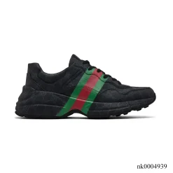 GG Rhyton Monogram 'Black Green Red' Shoes Sneakers – nk0004939
